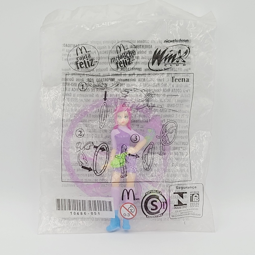 RARE 2013 McDonalds New WINX CLUB Teena Happy Meal Toy ARGENTINA Release